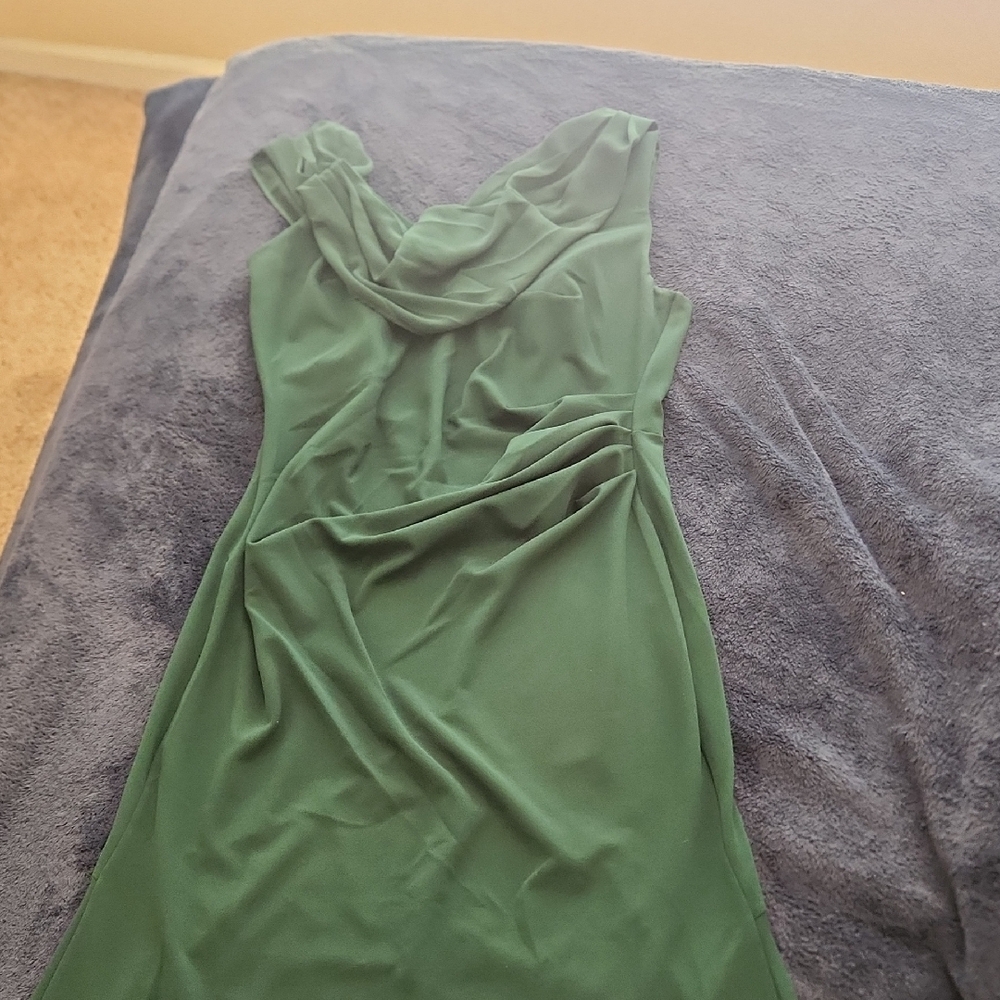 Quiz Chiffon Asymmetric Maxi Dress - Picture 12 of 13
